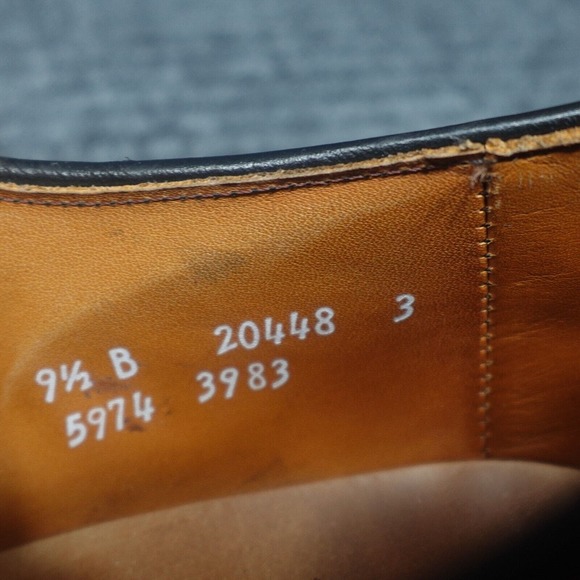 Allen Edmonds Shoes Mens 9.5 B Cordovan Leather Hillcrest Dress Bicycle Toe USA main image 5
